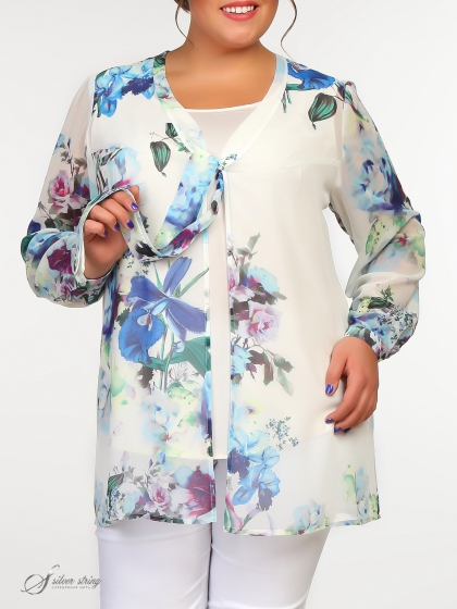 Женская одежда больших размеров - блузка - 271415201