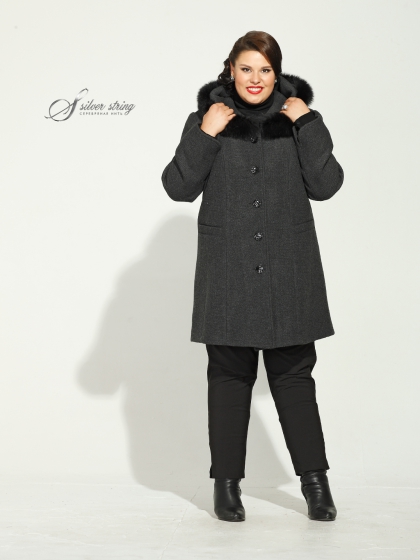 Женская одежда больших размеров - пальто - 2420262