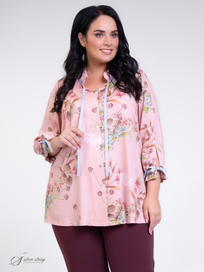 Женская одежда больших размеров - блузка - 30048390146
