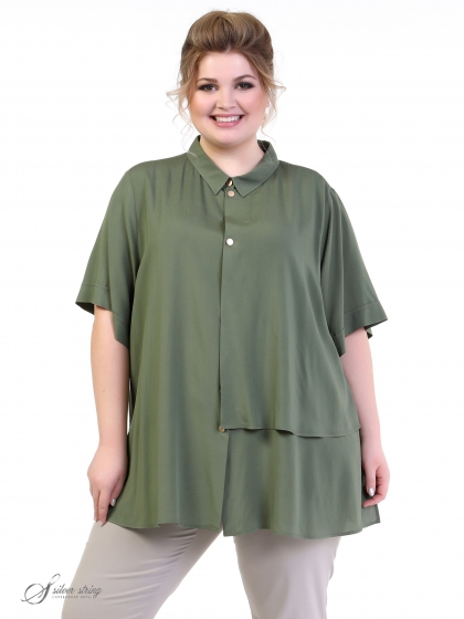 Женская одежда больших размеров - блузка - 30047870131