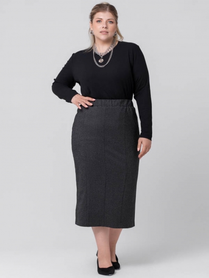 Женская одежда больших размеров - юбка - 340123250102