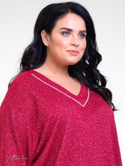Женская одежда больших размеров - пуловер - 30599010103