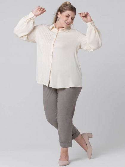 Женская одежда больших размеров - блузка - 340423420113