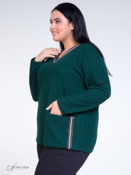 Женская одежда больших размеров - пуловер - 30599780127