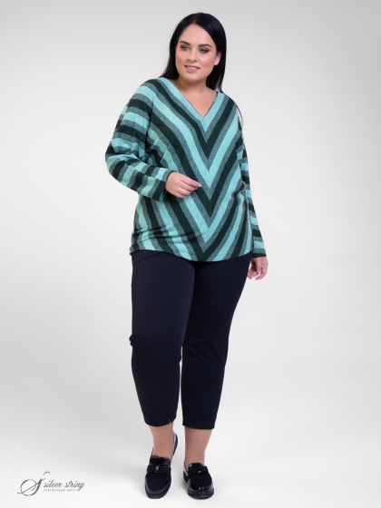Женская одежда больших размеров - пуловер - 30599470106