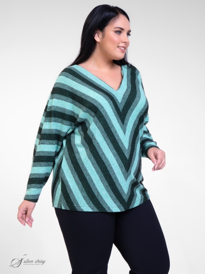 Женская одежда больших размеров - пуловер - 30599470106