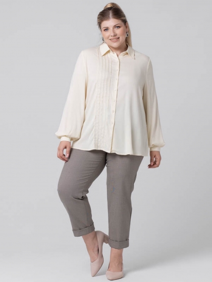 Женская одежда больших размеров - блузка - 340423420113