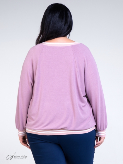 Женская одежда больших размеров - пуловер - 30599790146