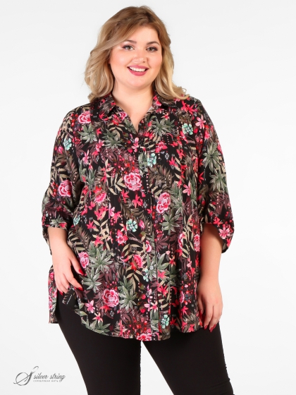 Женская одежда больших размеров - блузка - 290445302