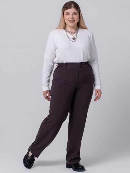 Женская одежда больших размеров - брюки - 340223310117